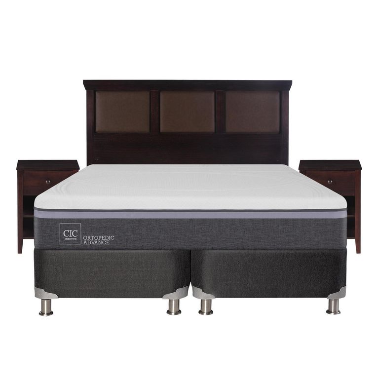 Box Spring Ortopedic Advance B5 Bk King + Muebles