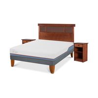 Cama Europea Excellence Plus 2 Plazas + Muebles