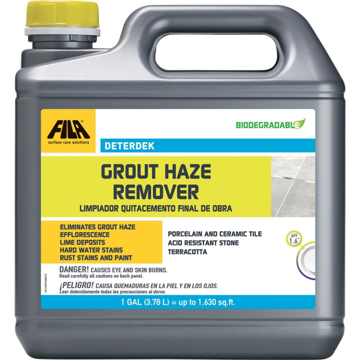 FILA - Limpiador Ácido Quita Cemento Final Obra Fila 3.78 Litros