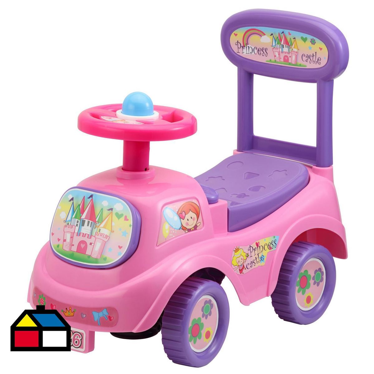 GAME POWER - Correpasillo Diseño Princesa Rosado Desde 18 meses