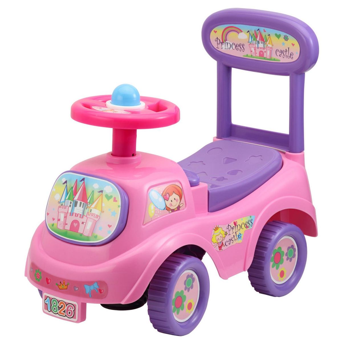 GAME POWER - Correpasillo Diseño Princesa Rosado Desde 18 meses