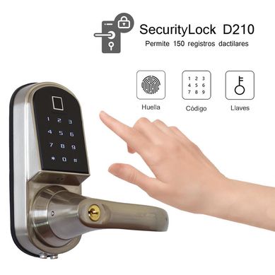 Cerradura smartlock d210 fingerprint derecha