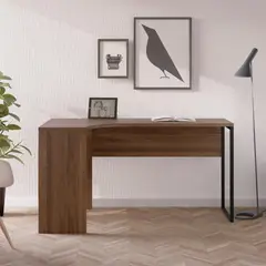 TVILUM - Escritorio Function 134x81x78 cm Nogal