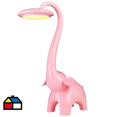 Lmpara escritorio led elefante rosa