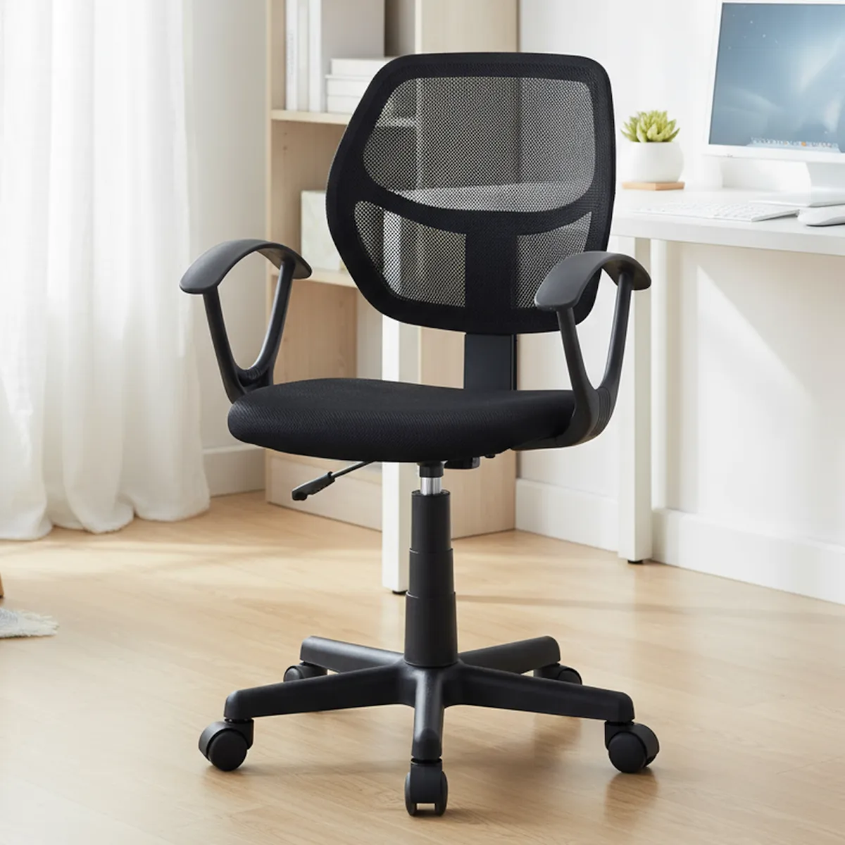 JUST HOME COLLECTION - Silla Escritorio Avignon Negro