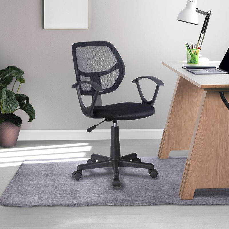 JUST HOME COLLECTION - Silla Escritorio Avignon Negro