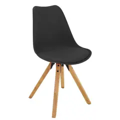 JUST HOME COLLECTION - Silla Cooper Negro 85x48.5x57.5 cm