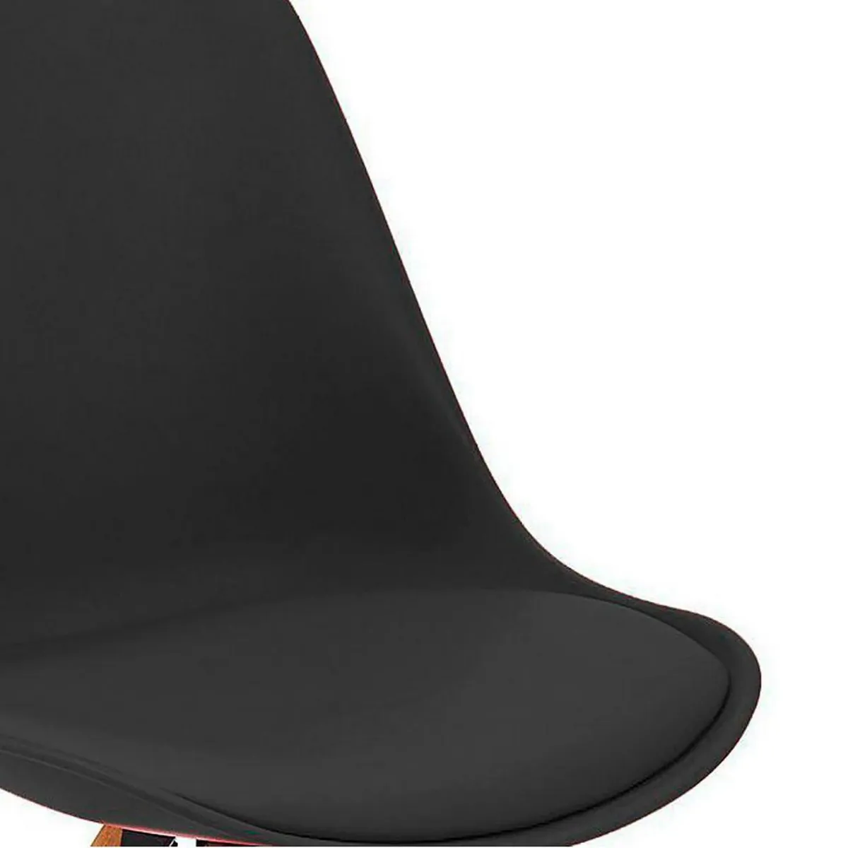 JUST HOME COLLECTION - Silla Cooper Negro 85x48.5x57.5 cm