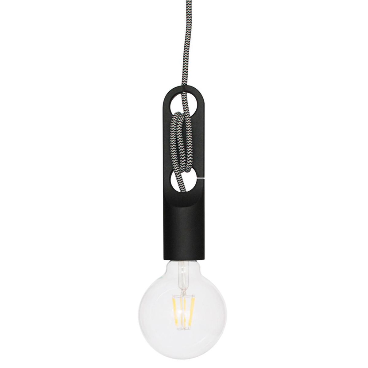 TIENDA INSULAR - Lámpara colgante acero connection negro