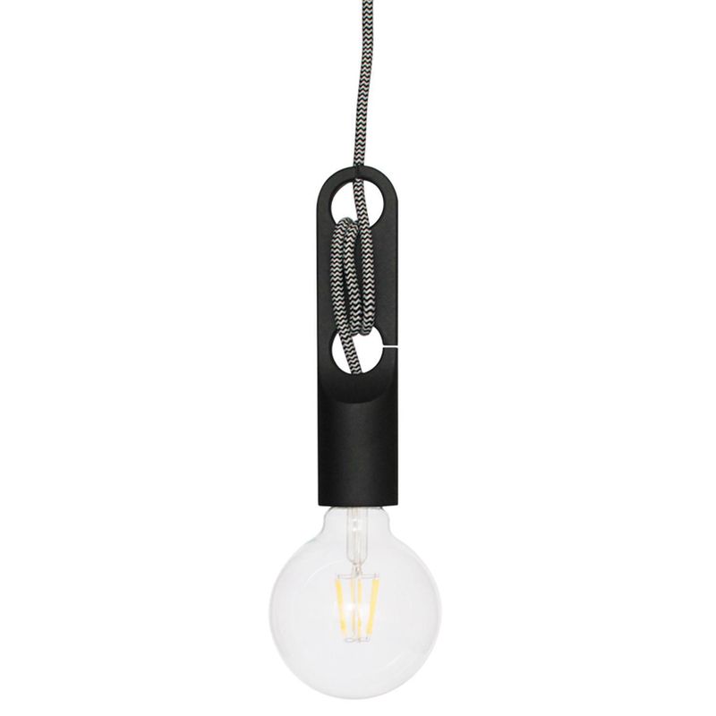 TIENDA INSULAR - Lámpara colgante acero connection negro