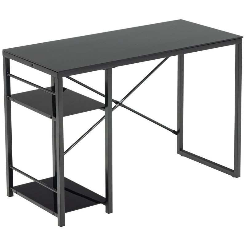 JUST HOME COLLECTION - Escritorio negro 110x50x76