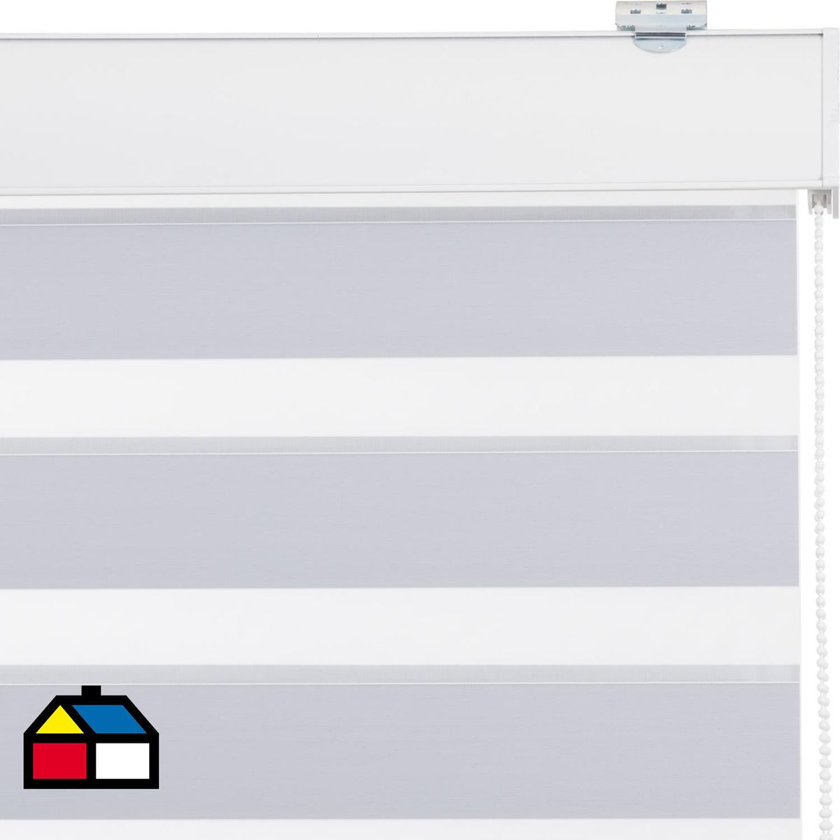 JUST HOME COLLECTION - Roller Blackout Blanco Ancho 161a175cm Alto 211a225cm