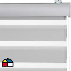 JUST HOME COLLECTION - Roller Blackout Gris Ancho 221a235cm Alto 136a150cm