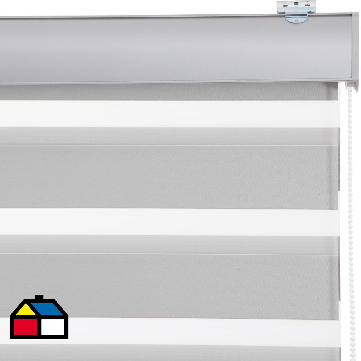 JUST HOME COLLECTION - Roller Blackout Gris Ancho 191a205cm Alto 166a180cm