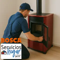 SERVICIOS HOGAR - Instalación Calefactor a Pellet en casa de 1 piso BOSCA