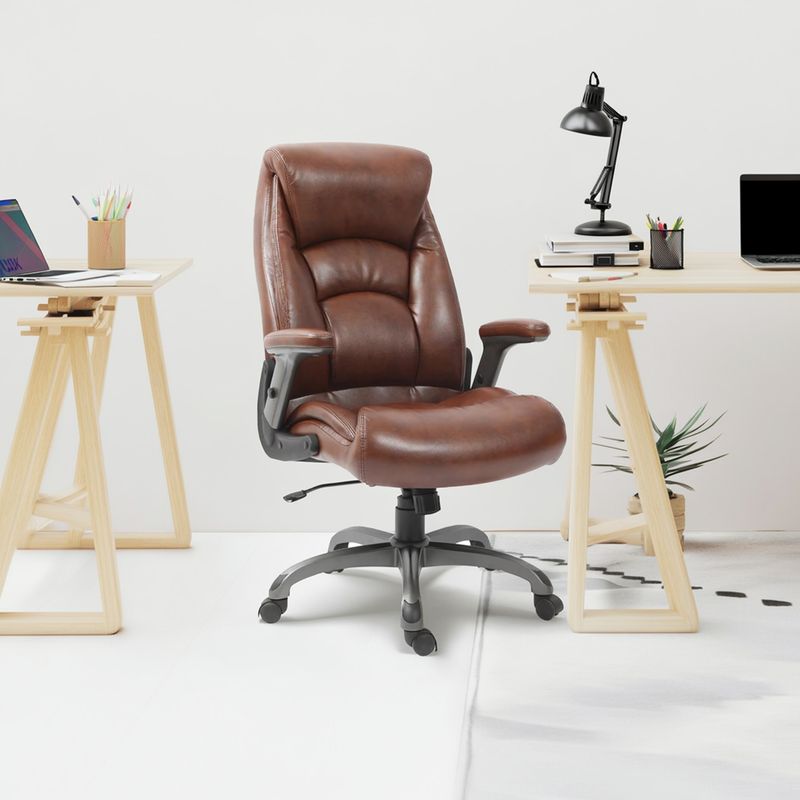 JUST HOME COLLECTION - Silla Escritorio Toscana Café