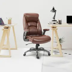 JUST HOME COLLECTION - Silla Escritorio Toscana Café