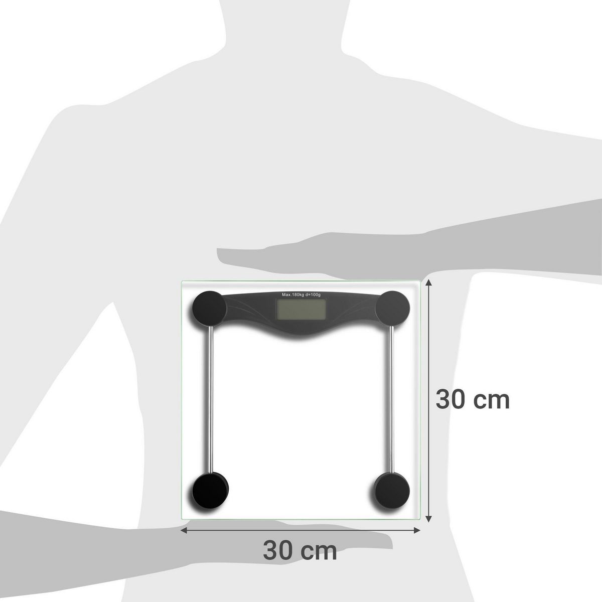 JUST HOME COLLECTION - Balanza digital alta presión