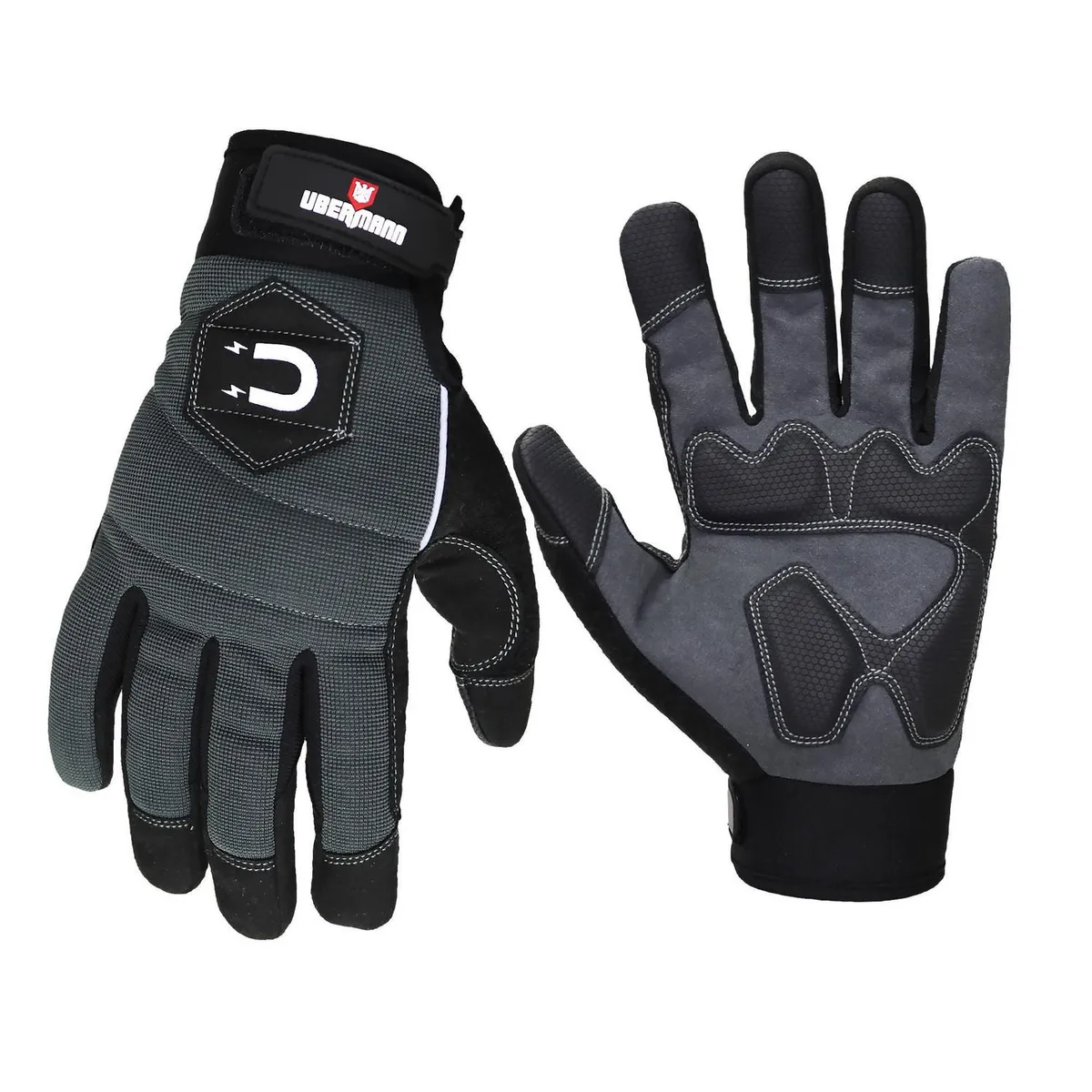 UBERMANN - Guante de Seguridad de Eco Cuero L 