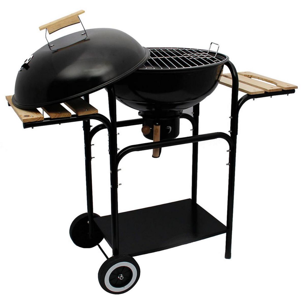 MR BEEF - Parrilla Carbón Bandeja Redonda Acero