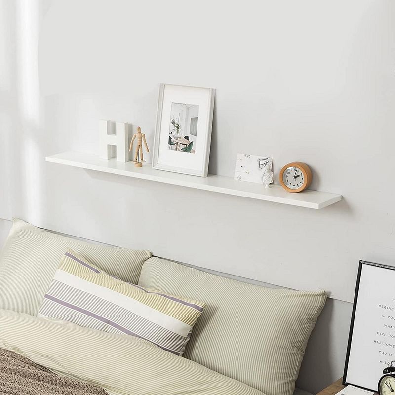 JUST HOME COLLECTION - Repisa Melamina 1 Nivel(es) 120x3.8x25 cm Blanco