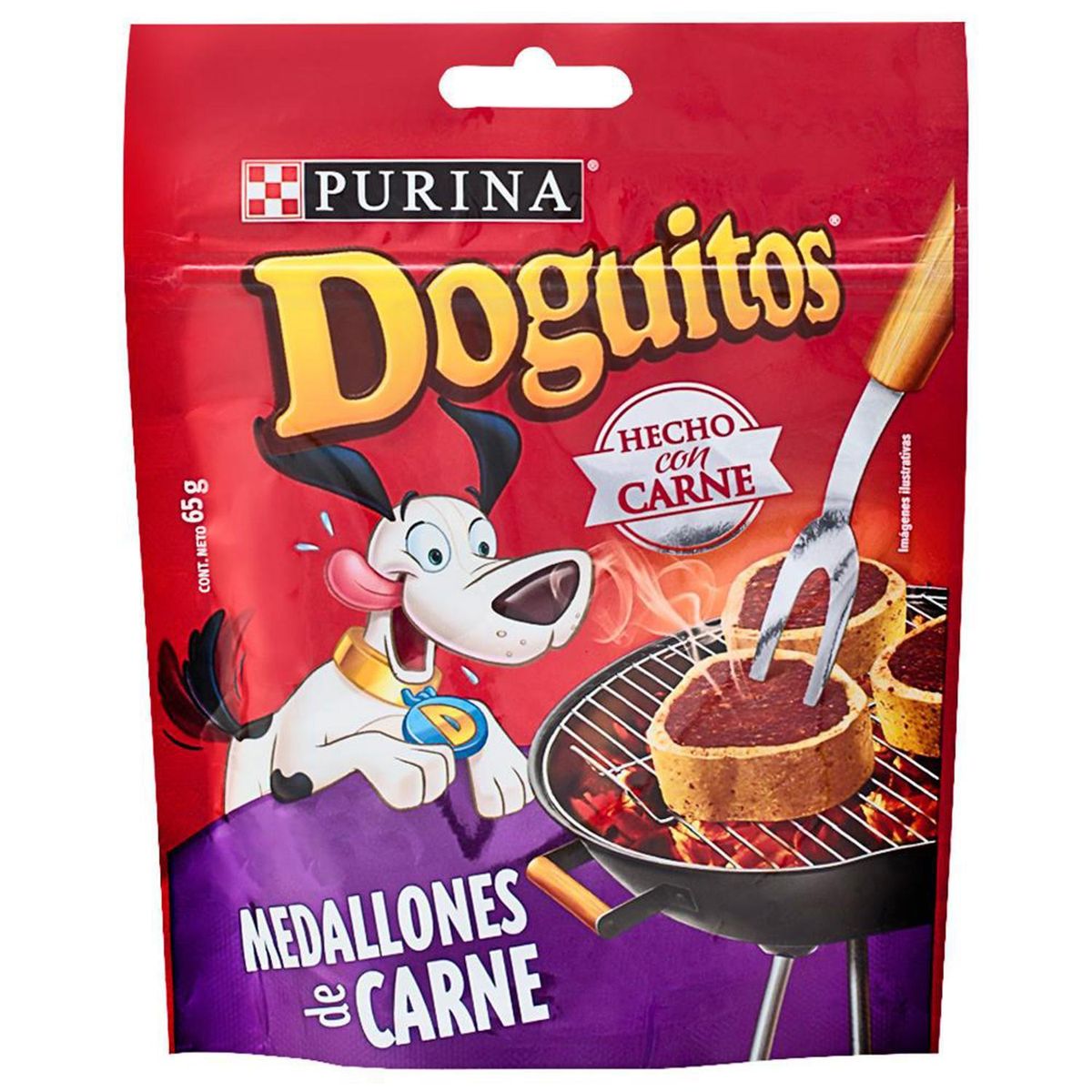 PURINA - Snack Doguito para Perro Adulto Carne 0.065 kg