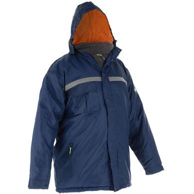 Parka Trmica Azul con Gorro