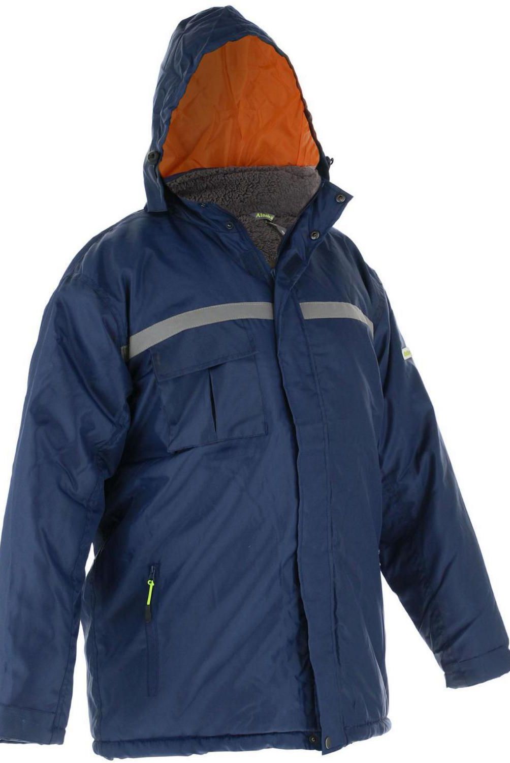FG SAFETY - Parka Térmica Azul con Gorro