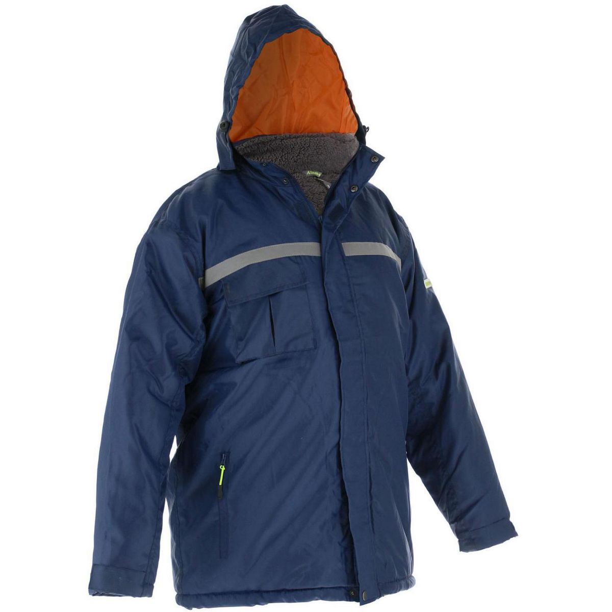 FG SAFETY - Parka Térmica Azul con Gorro