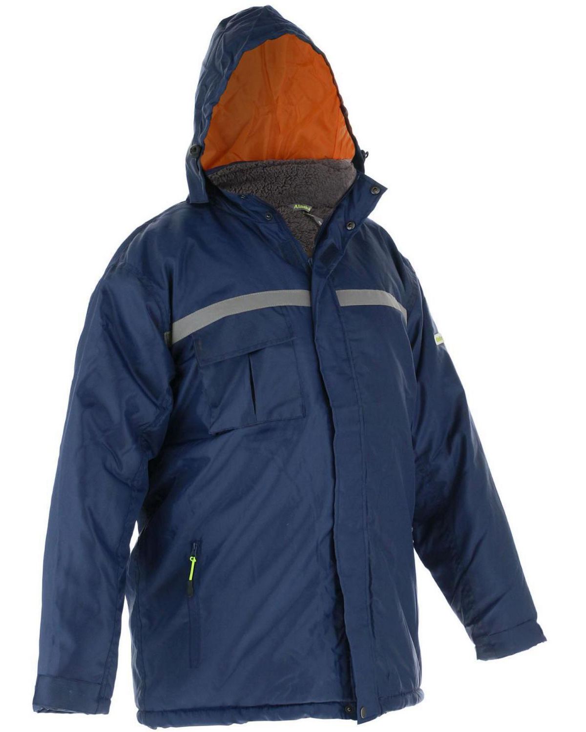 Parka Térmica World Ropa De Trabajo Parka Térmica Azul Con Gorro