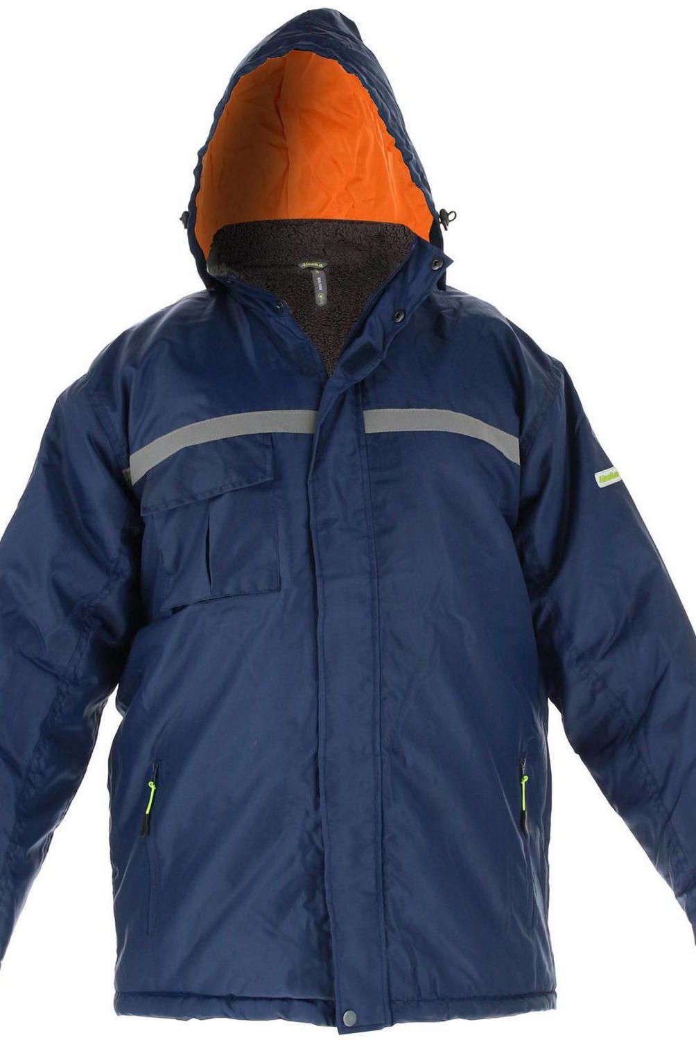 FG SAFETY - Parka Térmica Azul con Gorro