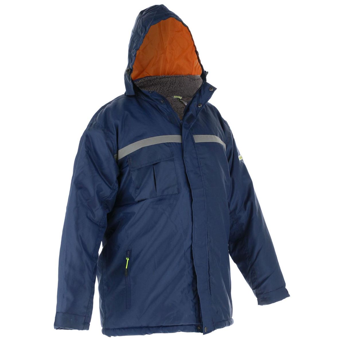 FG SAFETY - Parka Térmica Azul con Gorro