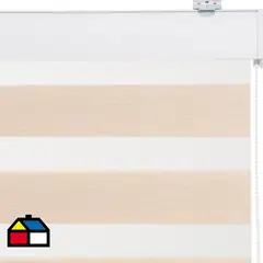 JUST HOME COLLECTION - Roller Sunscreen Duo Beige Ancho 161 a 175 cm Alto 166 a 180 cm