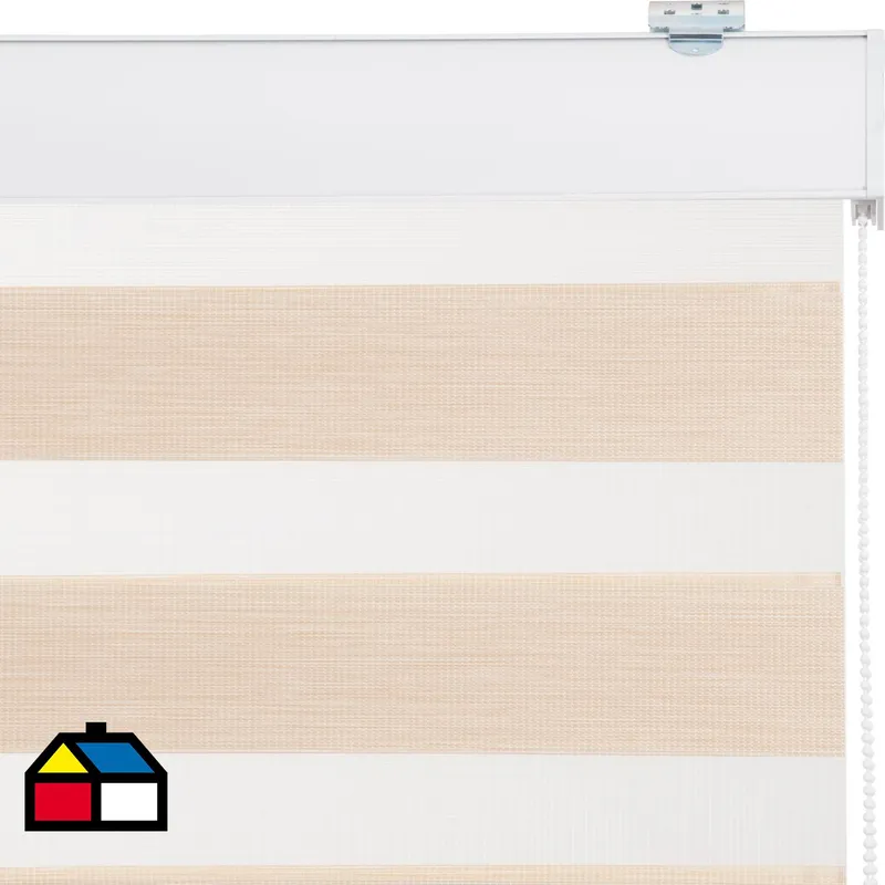 JUST HOME COLLECTION - Roller Sunscreen Duo Beige Ancho 161 a 175 cm Alto 191 a 210 cm