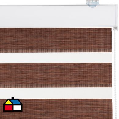 Roller Duo Screen Caf Ancho 236 cm a 250 cm Alto 121 cm a 135 cm