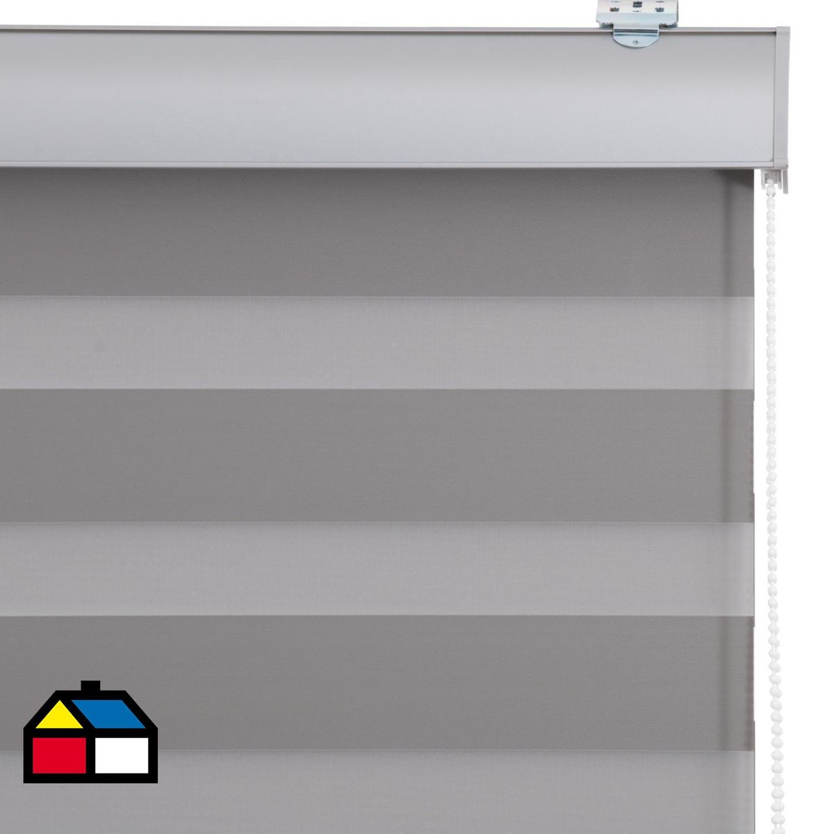 JUST HOME COLLECTION - Roller Blackout Duo Grafito Ancho 60 a100 cm alto 241a250 cm