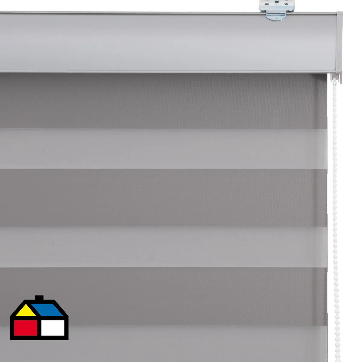 JUST HOME COLLECTION - Roller Blackout Duo Grafito Ancho 146a160 cm alto 106a120 cm