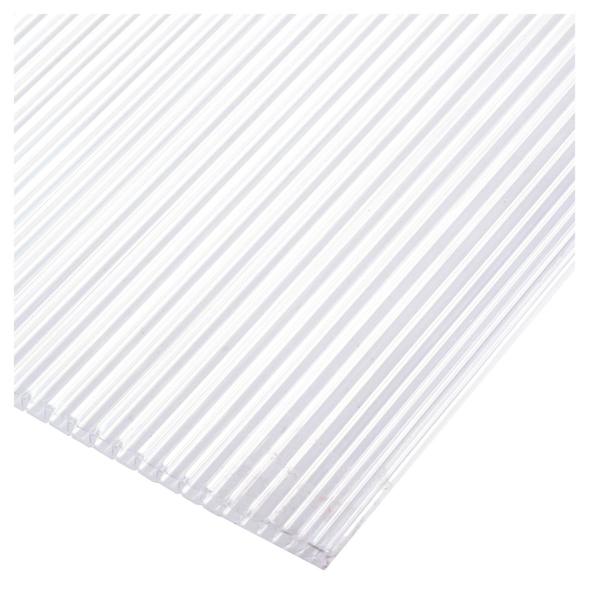 Plancha Policarbonato Alveolar 4 mm 105x290 cm Transparente, marca DVP - Foto 2
