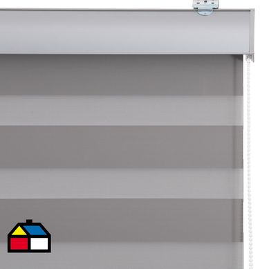 Roller Blackout Duo Grafito Ancho 191a205 cm alto 241a250 cm.