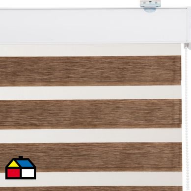 Roller Duo Screen Tostado Ancho 60 cm a 100 cm Alto 106 cm a 120 cm