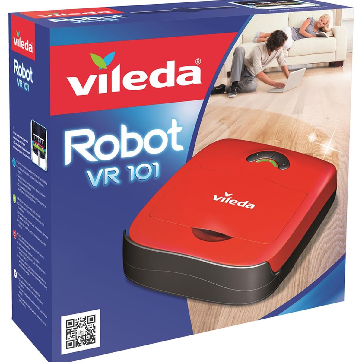 VILEDA - Aspiradora robot 19 W 0,37 litros