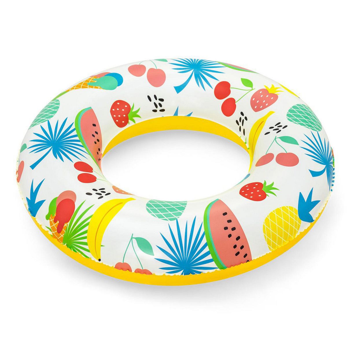 BESTWAY - Flotador Inflable Aro Multicolor 53x53x12 cm