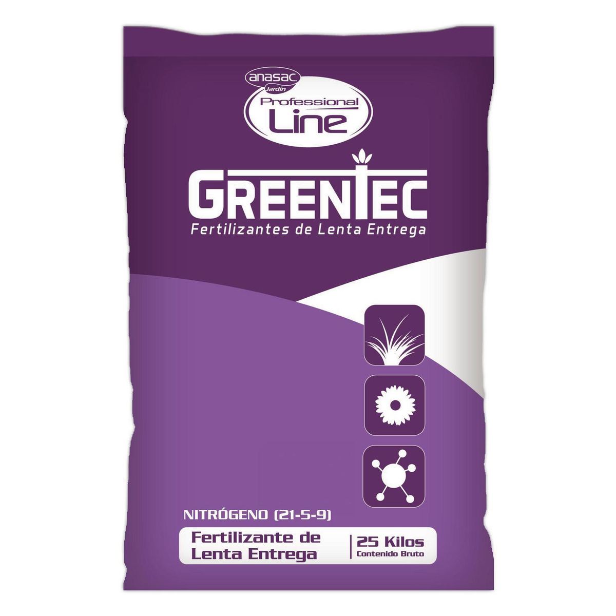 ANASAC - Fertilizante cesped nitrogeno saco 25 kg