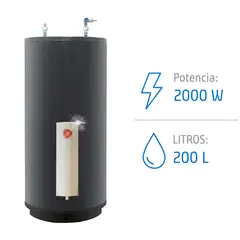 URSUS TROTTER - Termo Eléctrico 200 Litros 2 kW de Muro