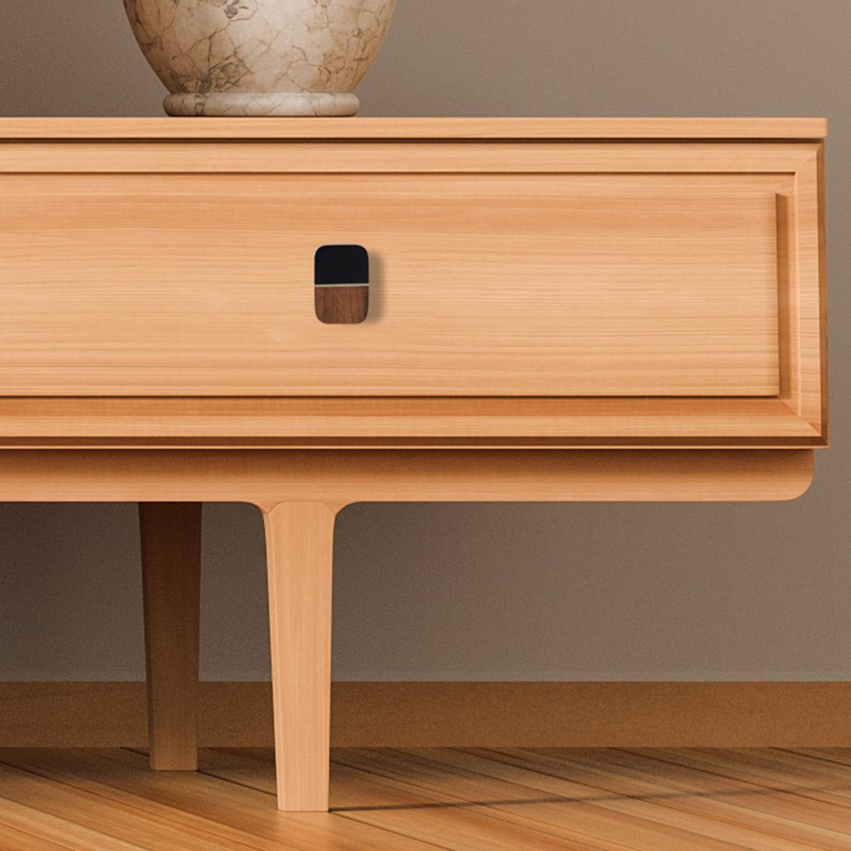 VIDHI - Pack 2 pomo madres x 42 mm negro