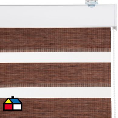 Roller Duo Screen Caf Ancho 206 cm a 220 cm Alto 181 cm a 190 cm