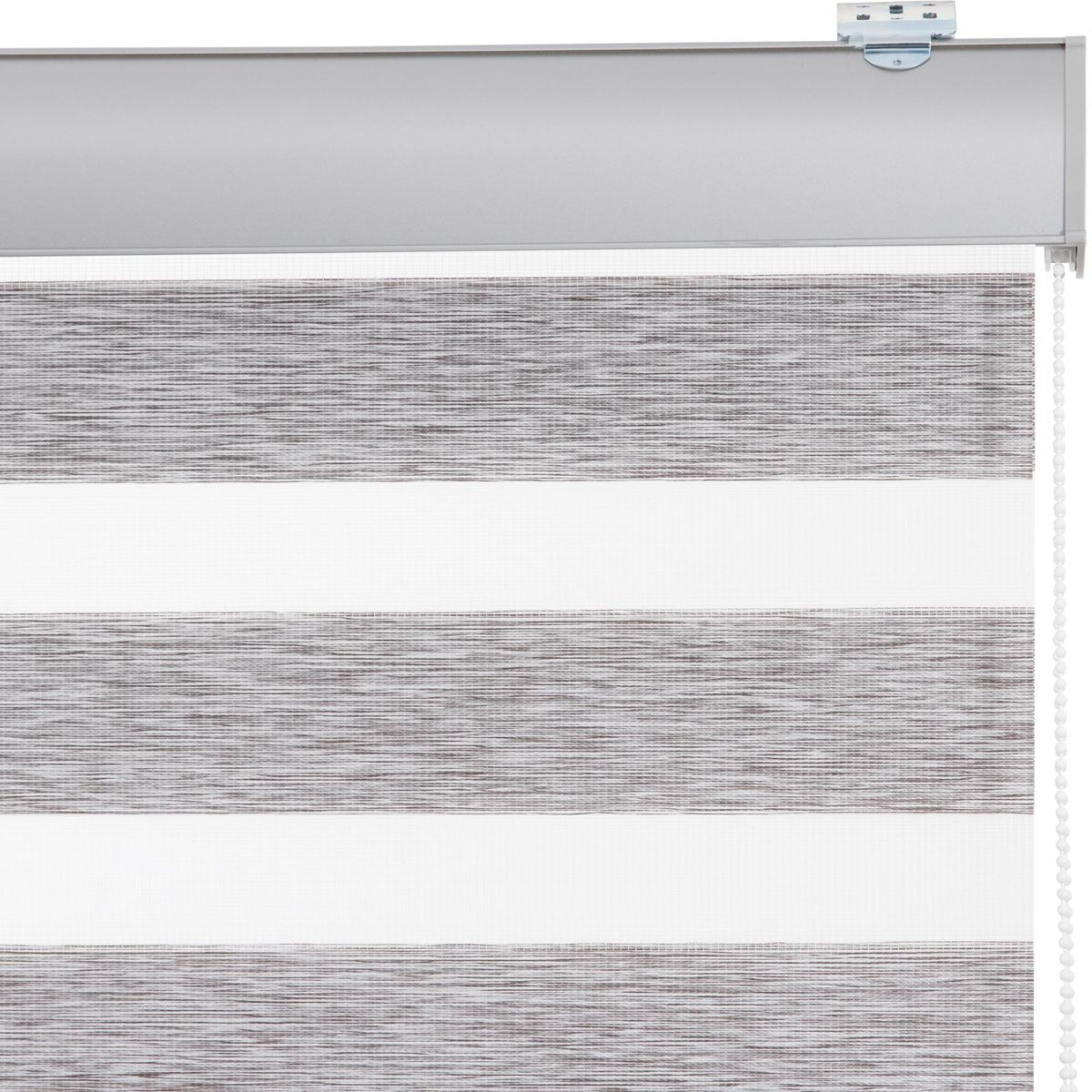 JUST HOME COLLECTION - Roller Duo Screen Gris/Plata Ancho 191 cma205 cm Alto 151 cma165 cm