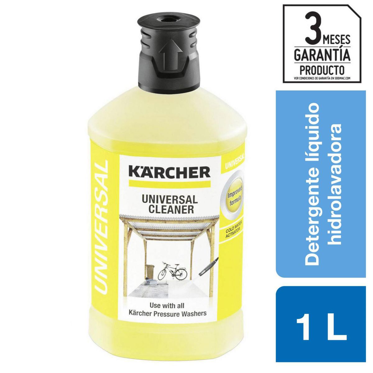 KARCHER - Detergente Universal Para Auto, Casa Y Jardín 1000 Ml