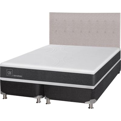 Imagen 2 del producto Box Spring New Ortopedic B5 Black King + Respaldo