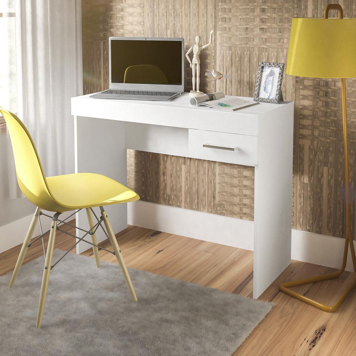 RODLER - Escritorio Caliz Blanco 91x74x41 cm